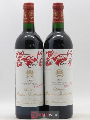 Château Mouton Rothschild 1er Grand Cru Classé  1995 - Lot of 2 Bottles