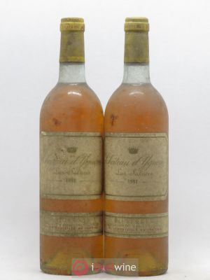 Château d'Yquem 1er Cru Classé Supérieur  1981 - Lot of 2 Bottles