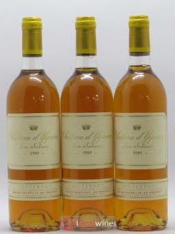 Château d'Yquem 1er Cru Classé Supérieur  1989 - Lot of 3 Bottles