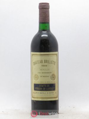 Château Brillette Cru Bourgeois  1986 - Lot of 1 Bottle