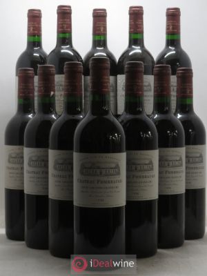 Château Fombrauge Grand Cru Classé  1998 - Lot of 12 Bottles