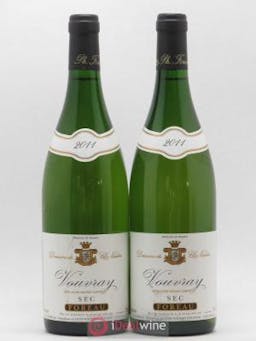 Vouvray Sec Clos Naudin - Philippe Foreau  2011 - Lot of 2 Bottles