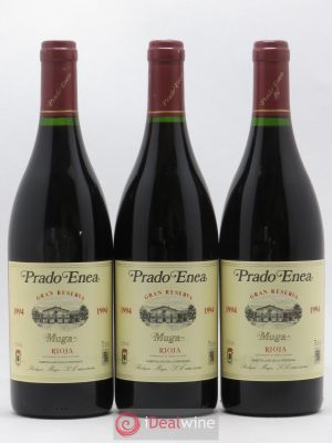 Rioja DOCa Gran Reserva Muga Prado Enea 1994 - Lot of 3 Bottles