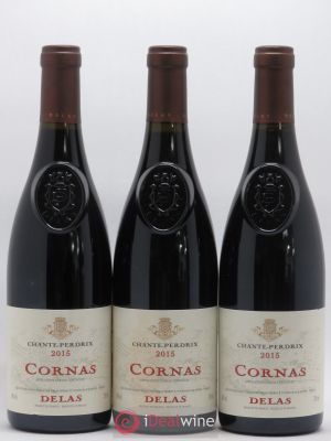 Cornas Chante-Perdrix Delas Frères  2015 - Lot of 3 Bottles