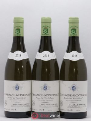Chassagne-Montrachet 1er Cru Les Caillerets Ramonet (Domaine)  2018 - Lot of 3 Bottles