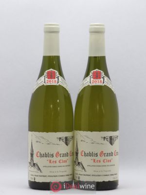 Chablis Grand Cru Les Clos René et Vincent Dauvissat  2018 - Lot of 2 Bottles