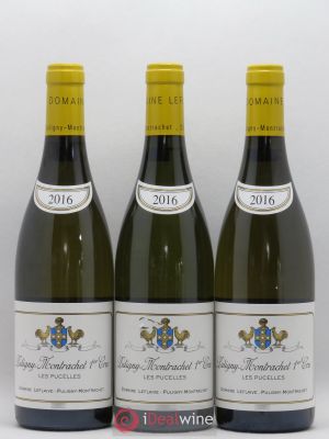 Puligny-Montrachet 1er Cru Les Pucelles Domaine Leflaive  2016 - Lot of 3 Bottles