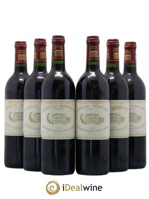 Château Margaux 1er Grand Cru Classé  1993 - Lot of 6 Bottles