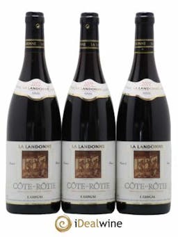 Côte-Rôtie La Landonne Guigal  2002 - Lot of 3 Bottles