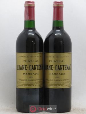 Château Brane Cantenac 2ème Grand Cru Classé  1995 - Lot of 2 Bottles