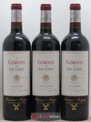 Le Clémentin de Pape Clément Second Vin  2009 - Lot de 3 Bouteilles