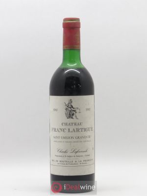 Saint-Émilion Grand Cru Château Franc Lartigue 1980 - Lot of 1 Bottle