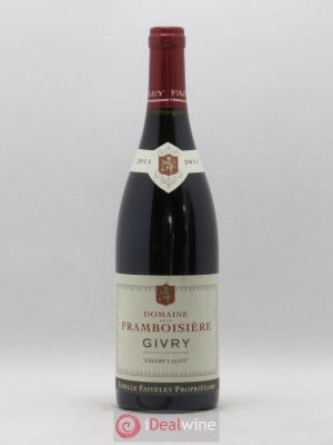 Givry Champ Lalot Domaine de La Framboisière Faiveley 2011 - Lot of 1 Bottle