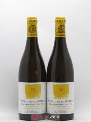 Chassagne-Montrachet 1er Cru Morgeot Vigne Blanche Château de la Maltroye  2012 - Lot de 2 Bouteilles