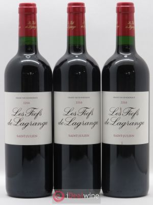 Les Fiefs de Lagrange Second Vin  2016 - Lot of 3 Bottles