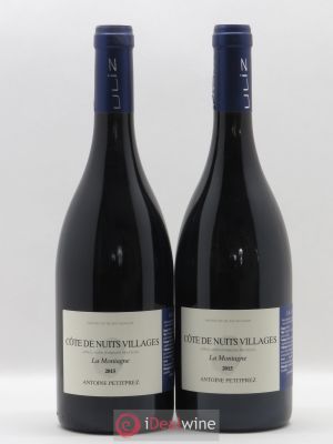 Côte de Nuits-Villages La Montagne Antoine Petitprez For ULIZ  2015 - Lot of 2 Bottles