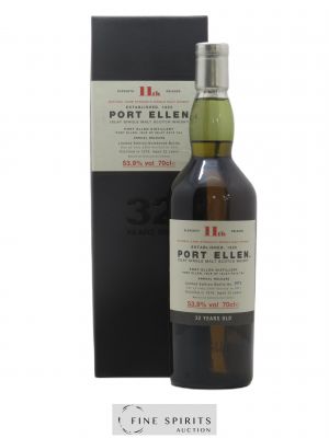 Port Ellen 32 years 1979 Of. 11th Release Natural Cask Strength - One of 2988 - bottled 2011 Limited Edition   - Lot de 1 Bouteille