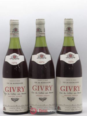 Givry Clos du Cellier aux Moines Andre Delorme 1979 - Lot of 3 Bottles