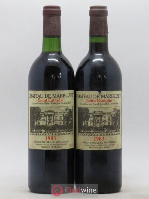 Château de Marbuzet Cru Bourgeois  1983 - Lot of 2 Bottles