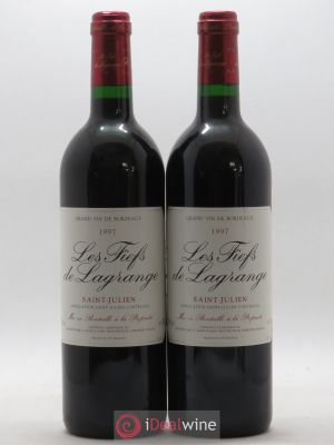 Les Fiefs de Lagrange Second Vin  1997 - Lot of 2 Bottles