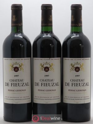 Château de Fieuzal Cru Classé de Graves  1997 - Lot of 3 Bottles