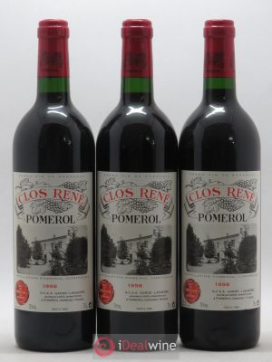 Clos René  1998 - Lot of 3 Bottles