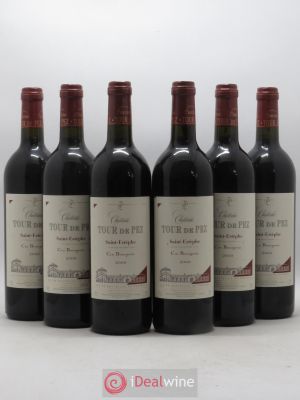 Château Tour de Pez Cru Bourgeois  2000 - Lot of 6 Bottles