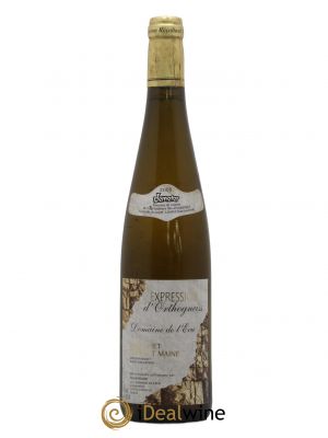 Vin de France (anciennement Muscadet-Sèvre-et-Maine) Orthogneiss Domaine de L'Ecu  2005 - Lot de 1 Bouteille