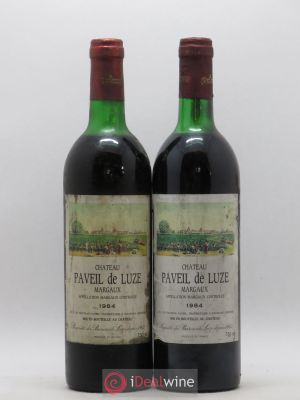 Château Paveil de Luze Cru Bourgeois  1984 - Lot of 2 Bottles