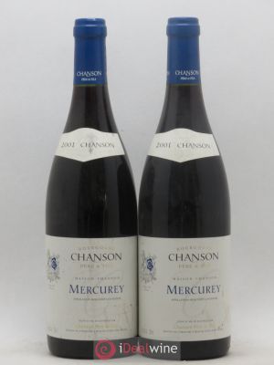 Mercurey Chanson (sans prix de réserve) 2001 - Lot de 2 Bouteilles