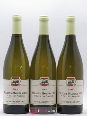 Puligny-Montrachet 1er Cru Les Perrières Louis Carillon & Fils (Domaine)  2009 - Lot of 3 Bottles