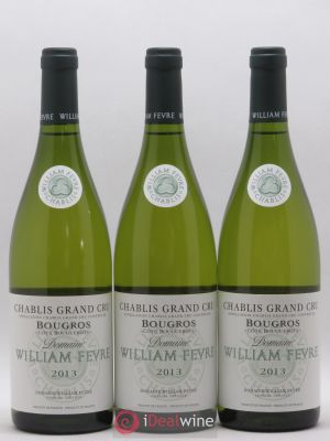 Chablis Grand Cru Bougros Côte Bouguerots William Fèvre (Domaine)  2013 - Lot of 3 Bottles