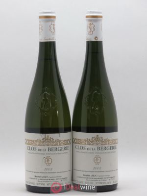 Savennières Roche aux Moines Clos de la Bergerie Vignobles de la Coulée de Serrant - Nicolas Joly  2005 - Lot de 2 Bouteilles