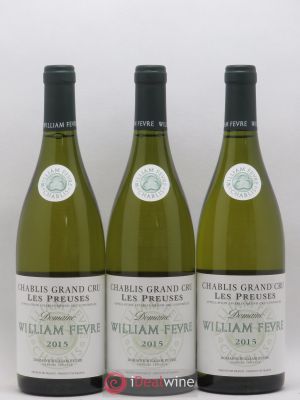 Chablis Grand Cru les Preuses William Fèvre (Domaine)  2015 - Lot of 3 Bottles