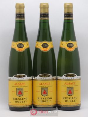 Riesling Vendanges Tardives Hugel (Domaine)  2001 - Lot of 3 Bottles