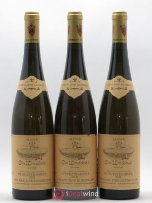 Alsace Clos Windsbuhl Zind-Humbrecht (Domaine)  2008 - Lot of 3 Bottles