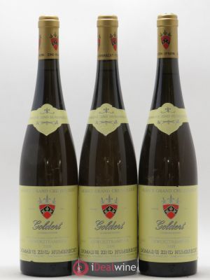 Gewurztraminer Grand Cru Goldert Domaine Zind Humbrecht 2008 - Lot of 3 Bottles