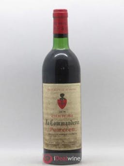 Château la Commanderie  1979 - Lot of 1 Bottle