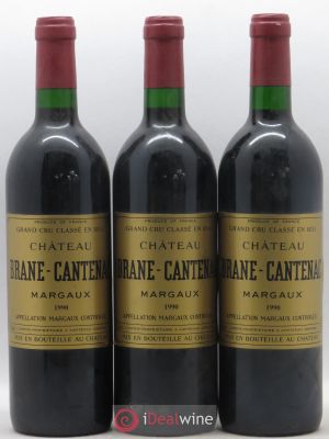 Château Brane Cantenac 2ème Grand Cru Classé  1990 - Lot of 3 Bottles