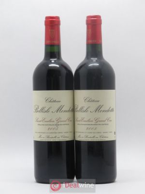 Château Bellisle Mondotte  2005 - Lot of 2 Bottles