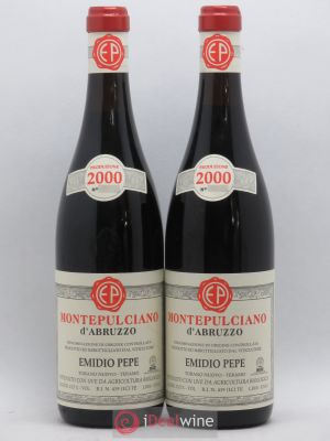 Montepulciano d'Abruzzo DOC Emidio Pepe  2000 - Lot of 2 Bottles