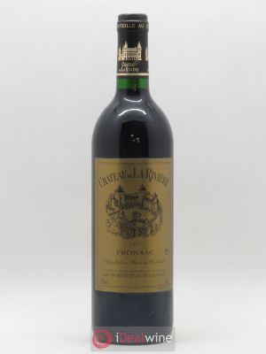 Château de La Rivière  1995 - Lot of 1 Bottle