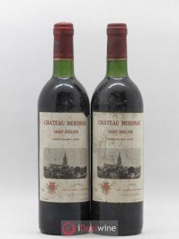Saint-Émilion Château Merissac 1983 - Lot of 2 Bottles