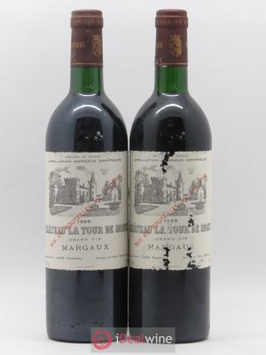 Château la Tour de Mons Cru Bourgeois  1985 - Lot of 2 Bottles