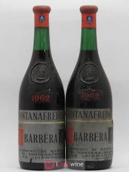 Barbera d'Alba DOC Fontanafredda 1962 - Lot of 2 Bottles