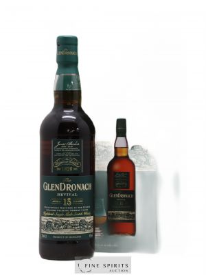 The Glendronach 15 years Of. Revival Spanish Oloroso Sherry Casks Coffret 2 glasses   - Lot of 1 Bottle