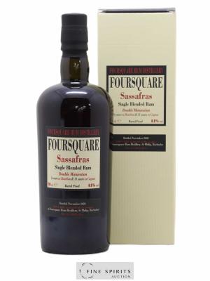 Foursquare Of. Sassafras Barrel Proof - One of 6000 - bottled 2020 Double Maturation  ---- - Lot de 1 Bouteille
