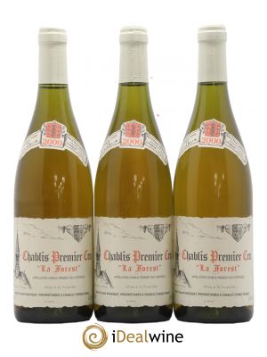 Chablis 1er Cru La Forest Vincent Dauvissat (Domaine)  2000 - Lot of 3 Bottles