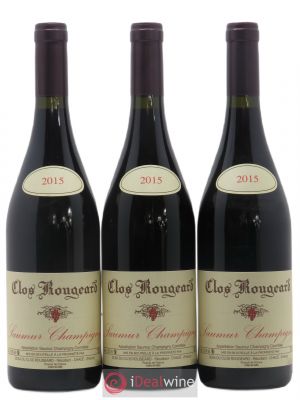Saumur-Champigny Le Clos Clos Rougeard  2015 - Lot of 3 Bottles