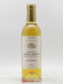 Château Sigalas Rabaud 1er Grand Cru Classé  2012 - Lot of 1 Half-bottle